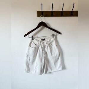 Vintage Gap White Denim Shorts